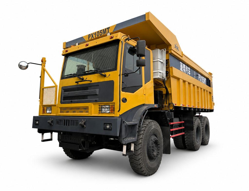 PX105 70 टन अफ-रोड खनन डम्प ट्रक